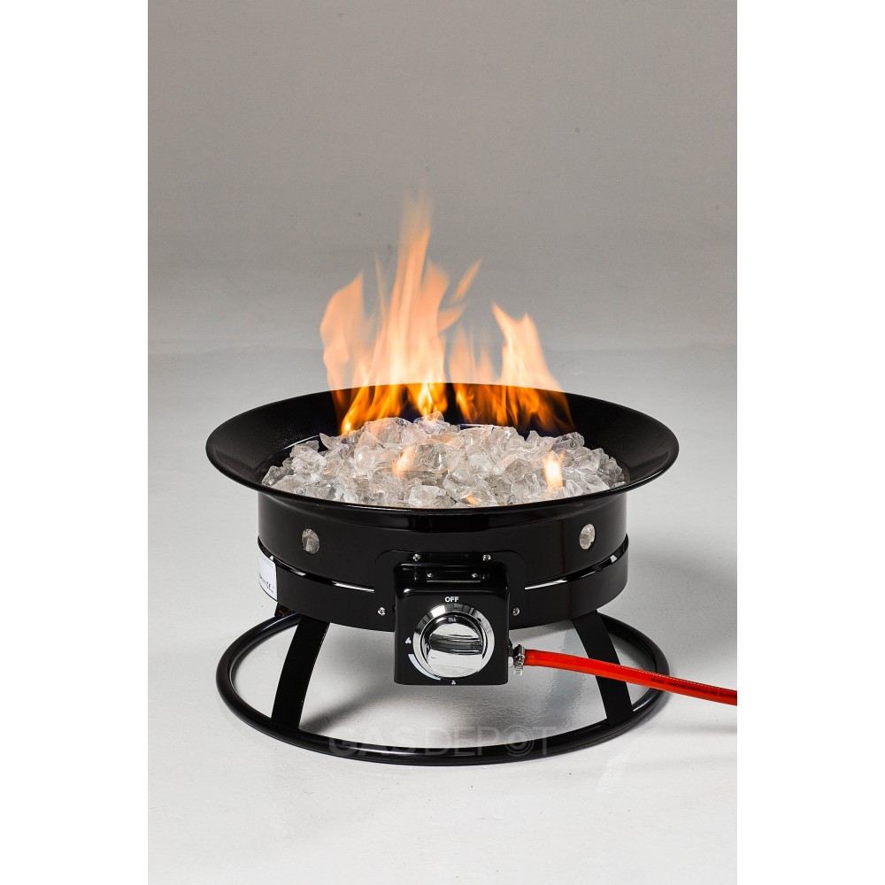 Realglow Portable Gas Patio Heater Fire, Mobile Gas Fire Pit